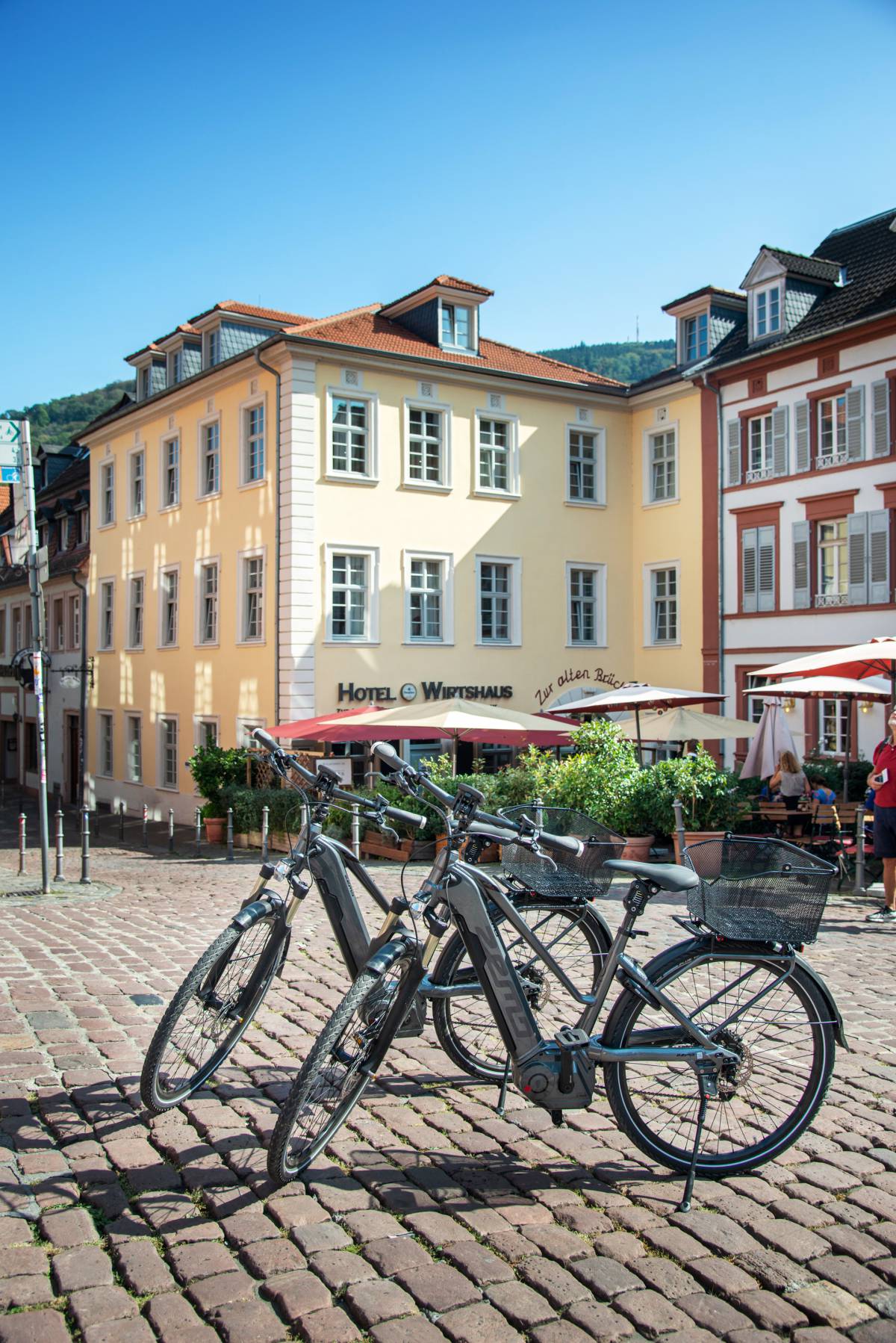 E-Bikes auf Stadtplatz Heidelberg